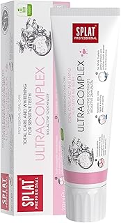 Ultracomplex Toothpaste | Total Care & Whitening for Sensitive Teeth | SLES, Fluoride Free 100g