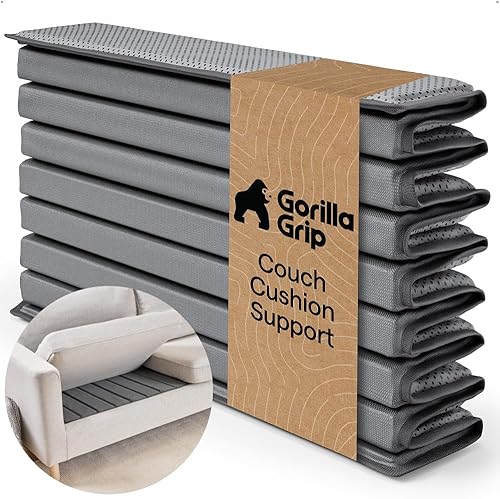 GORILLA GRIP Tablero de soporte de cojín de sofá resistente para fijar sofás caídos, sofá de 21.5 x 70 pulgadas, tableros de madera contrachapada