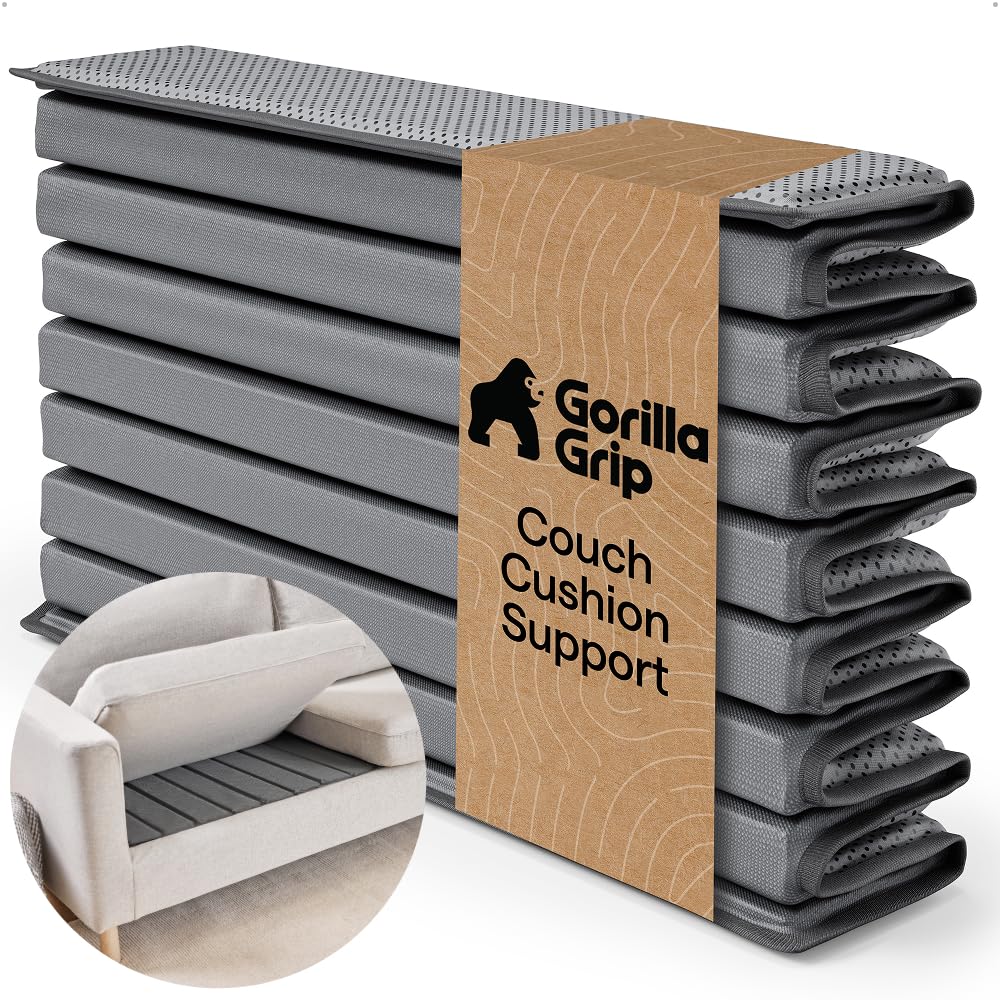 Heavy Duty Couch Cushion Support Board to Fix Sagging Sofas, 21.5"x70" Sofa, Thick Plywood Boards Add Strong Seat Supports, Stays in Place, Replacement Stuffing Under Couches, Gray
