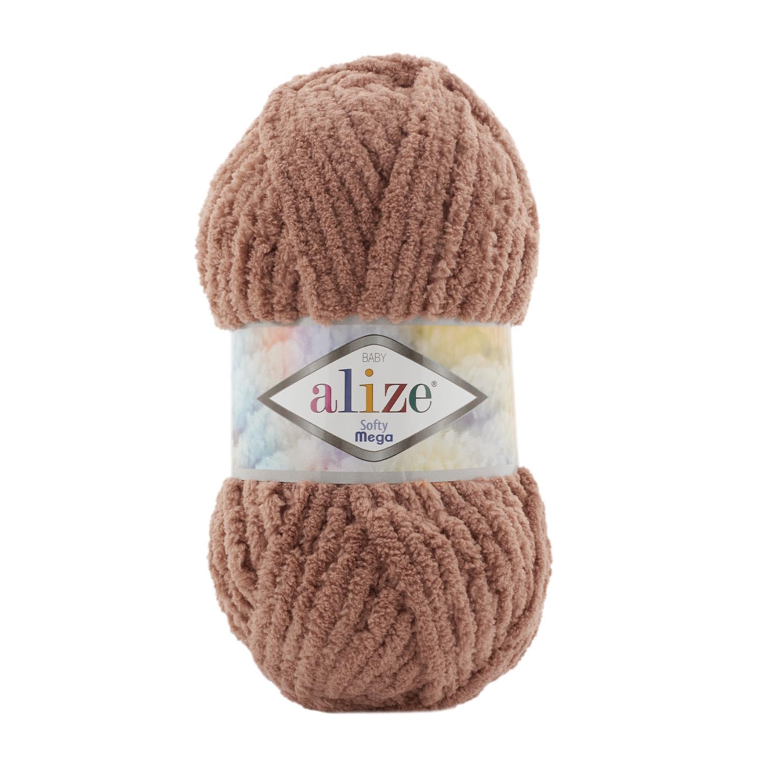 Alize Softy Mega Chunky Blanket, Scarf, Baby Knitting Crochet Yarn 100g Ball (1, 261SM)