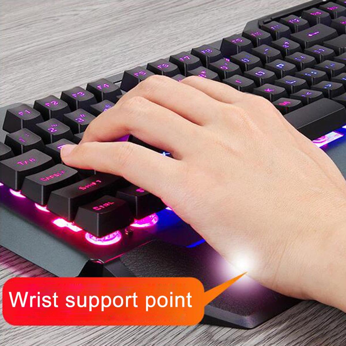 Amazon.com: RGB Backlit Gaming Keyboard and Mouse Set – 16
