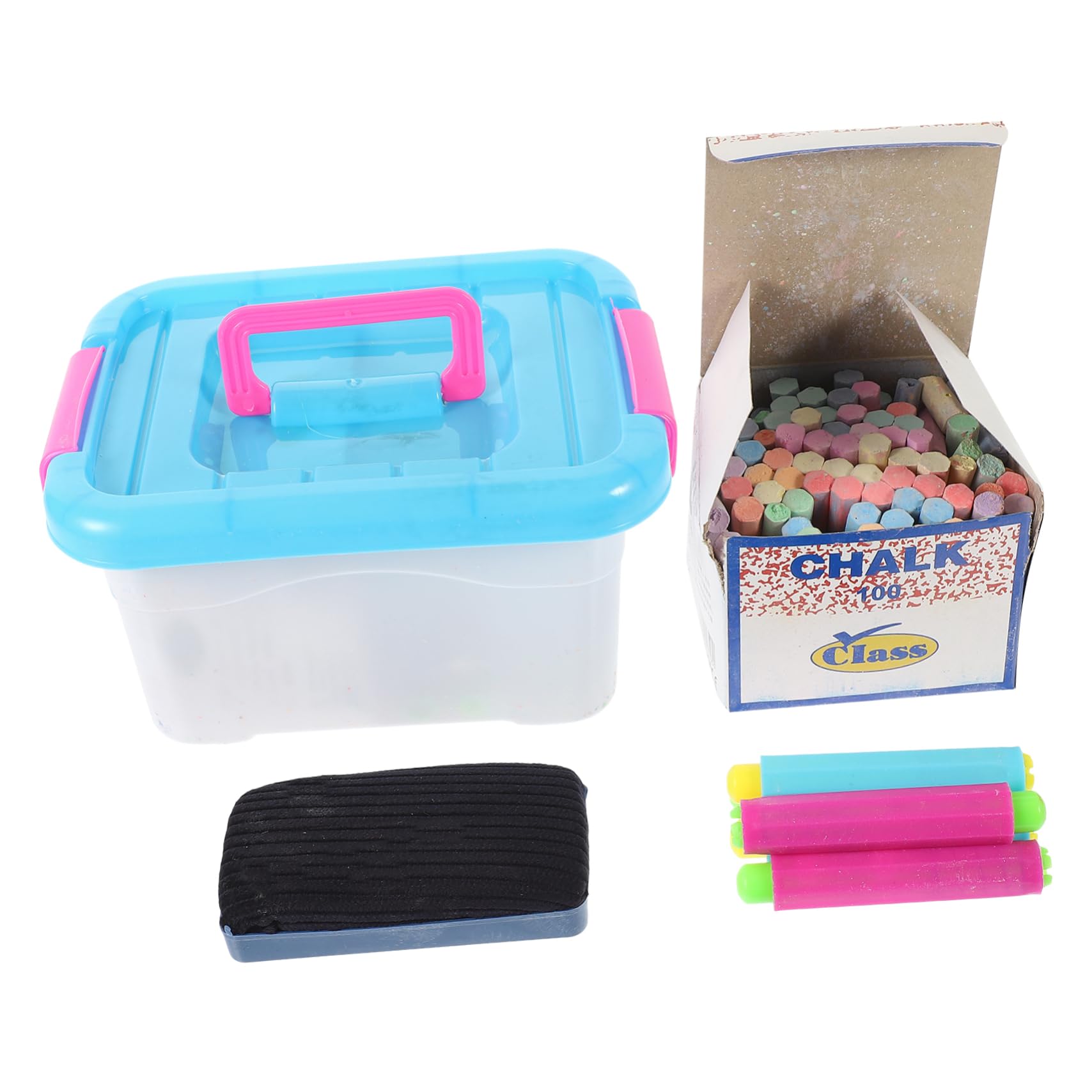 Yardwe 1 Set Gessetti Colorati per Lavagna Portagessetti per Scuole e Attività Didattiche Sicuro e Facile per Insegnanti Colore Casuale
