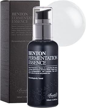 BENTON Fermentation Essence Skin Care 3.38 fl.oz. - Galactomyces & Bifida & Lactobacillus/Collagen, Tone Balancing, Skin Smoothing, Elasticity, Korean Clean Beauty Skin Care