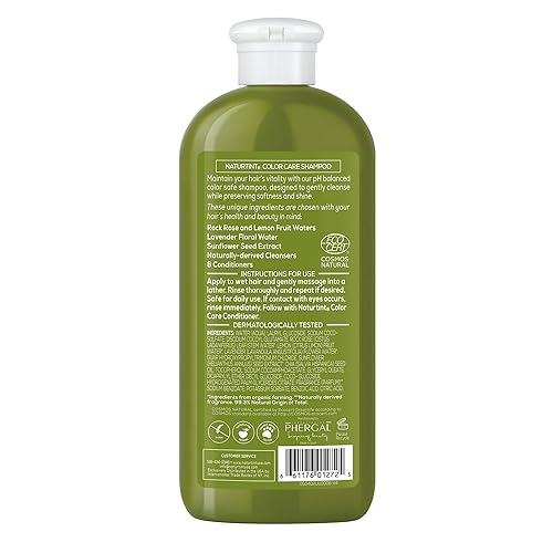 Miniatura 2 de Naturtint Champú para el cuidado del color para cabello teñido, seco o normal, formulado para mantener la vitalidad sin parabenos, lauril sulfato de