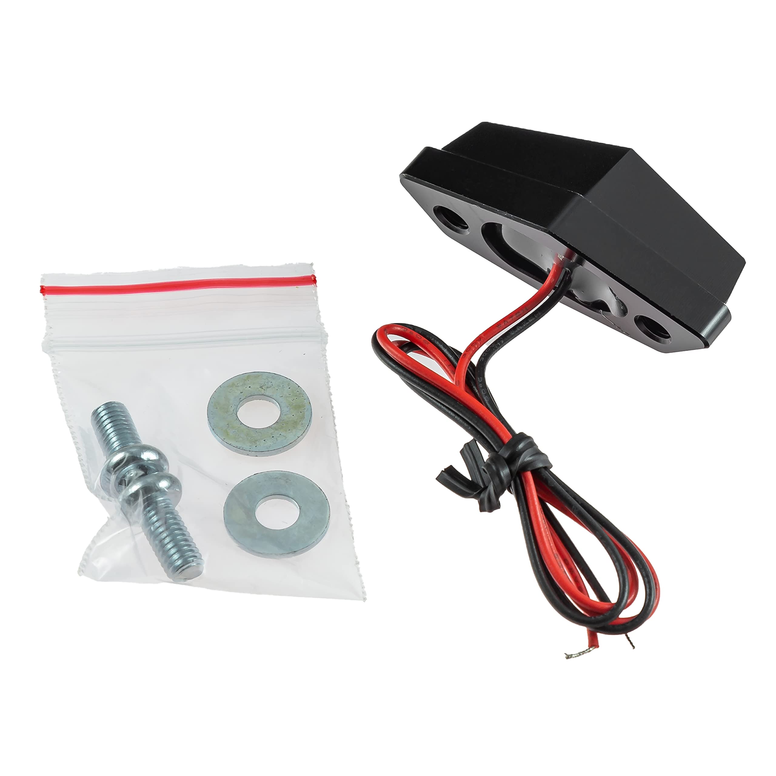 LED-Kennzeichenbeleuchtung Vento schwarz E-geprüft Universal Motorrad Roller Nummernschildbeleuchtung