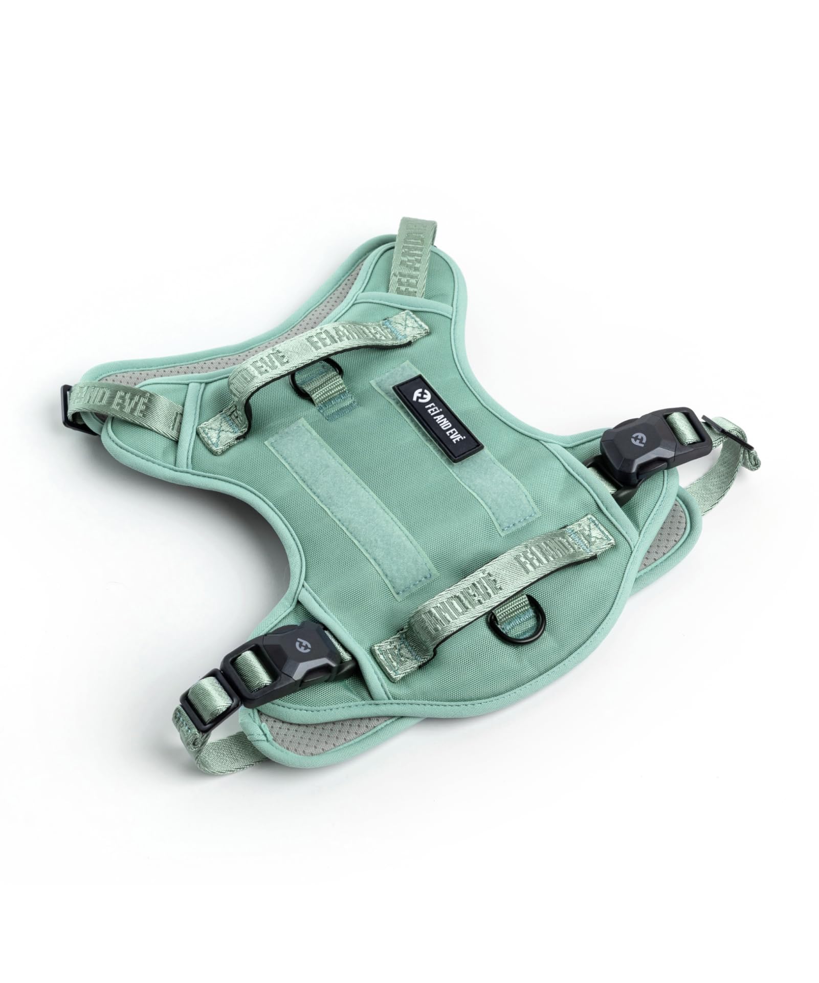 2026 New Edition, Fei & Eve MagEase Dog Harness - 3-Second Magnetic Buckles | 3-Point No-Pull Control | Heavy-Duty 900D Nylon | Dual Safety Handles | Breathable Mesh | Adjustable Fit | Large, Green - image 7