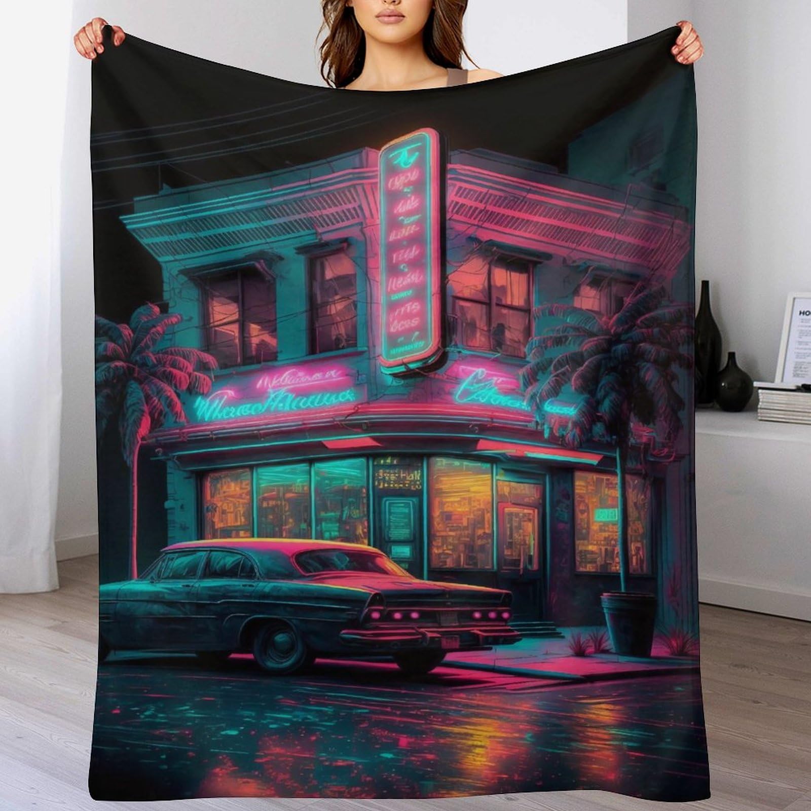 Couvertures de lit flannel douces et chaudes jeté de canapé au fini premium