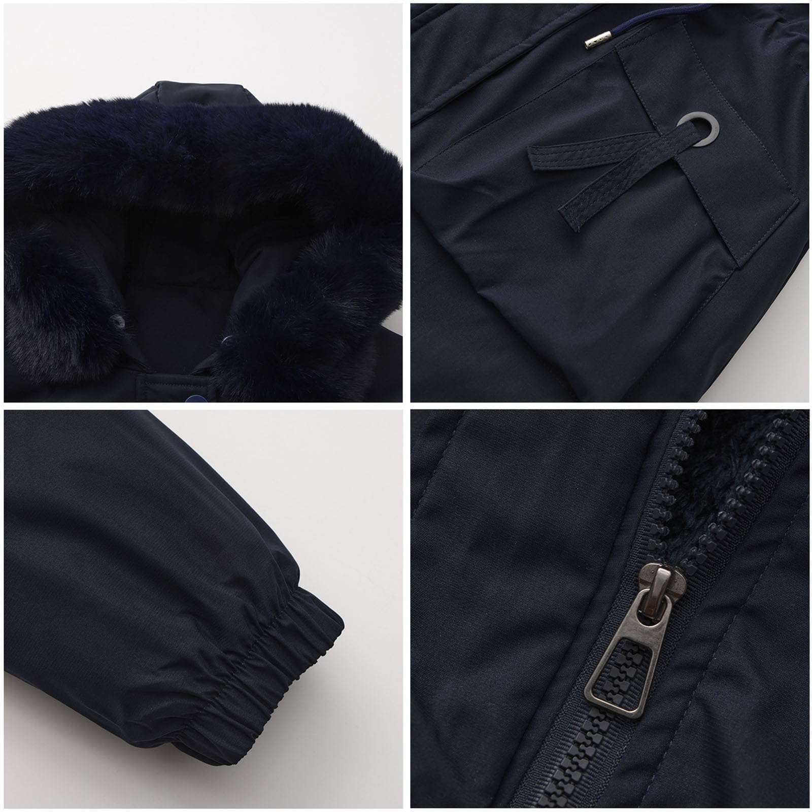 Abrigos de Invierno para Mujer,Chaqueta Acolchada Cálido Abrigos Gruesa Plumifero Chaquetas Polar Elegante Parka Prueba de Viento con Capucha Cortavientos con Bolsillos para Diario y Al Aire Libre