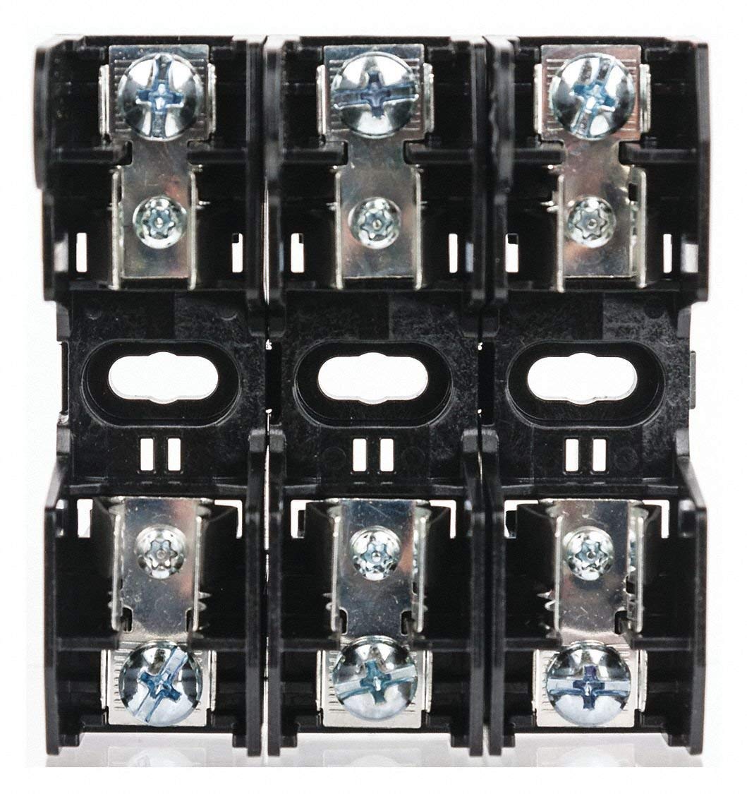 Eaton Bussmann Series HM25030-3SR HM Modular Fuse Block, 0-30 A, Three-Pole, Class H, Class K, 10 kAIC, 250 V