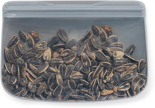 Vista 34 de W&P Porter Bolsa de almacenamiento reutilizable de silicona, sándwich (36 onzas de pie), pizarra, recipiente de almacenamiento de alimentos, apto