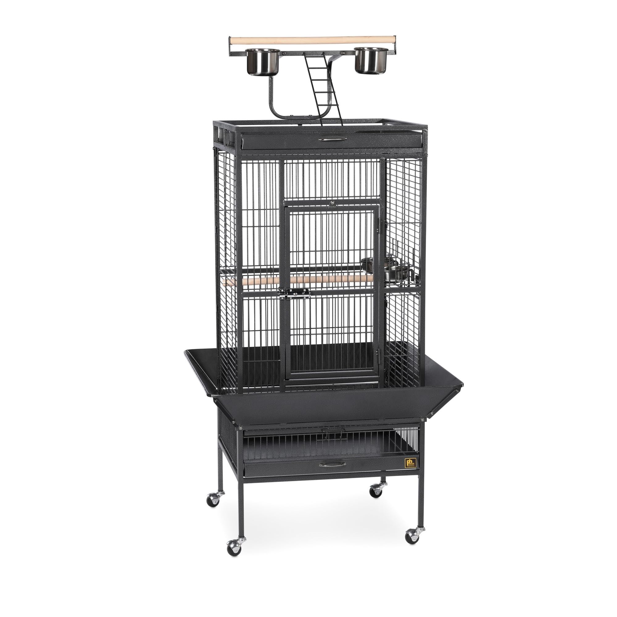 Prevue Pet Products Wrought Iron Select Bird Cage - L, Black Hammertone