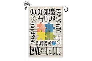 Autism Awareness Garden Flag: Embrace Hope, Education, and Support