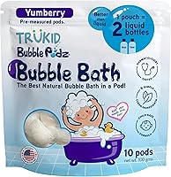 Vista 16 de TruKid Bubble Podz - Baño de burbujas para niños, niños pequeños y bebés, bomba de baño suave y refrescante sin lágrimas para piel sensible