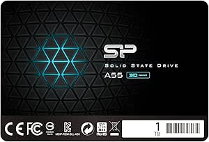 SP 1TB SSD 3D NAND A55 SLC Cache Performance Boost SATA III 2.5&#34; 7mm (0.28&#34;) Internal Solid State Drive (SP001TBSS3A55S25)