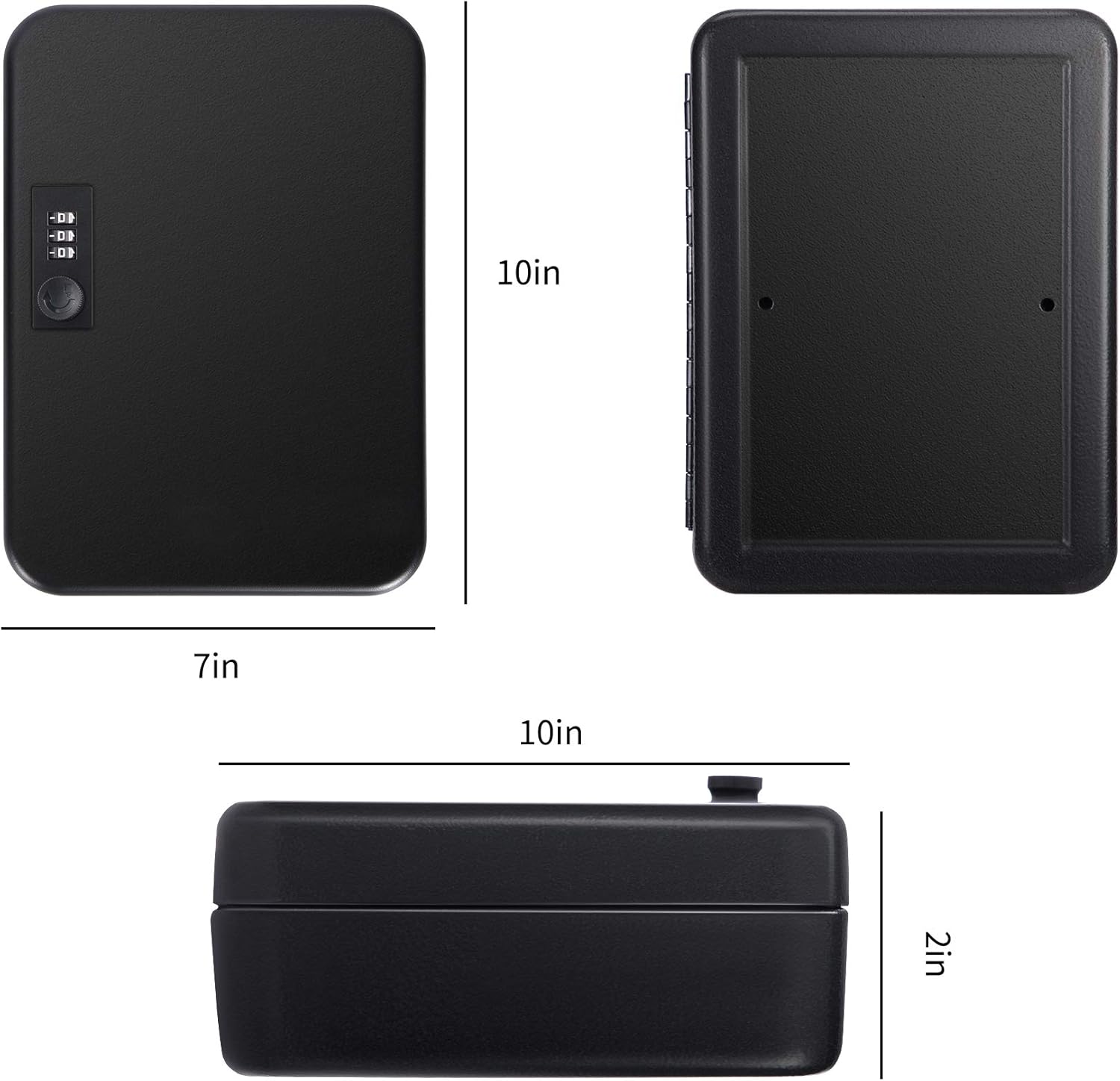 Exсluѕіvе Dіѕсоunt 50% Prісе Champs Key Steel Security Cabinet Box with Combination Lock, 48 Keys Capacity with Free 50 Key Tags [Black]