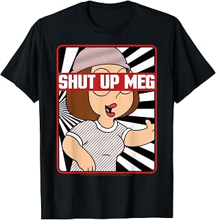 Shut Up Meg Censure Big Chest Portrait T-Shirt