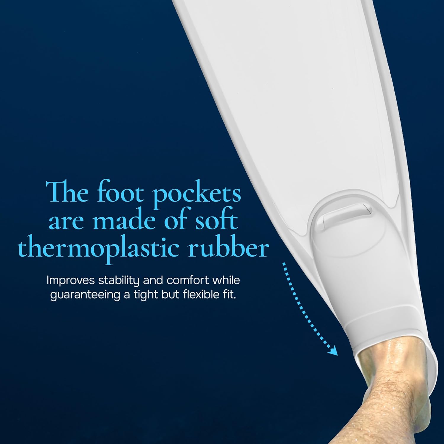 Long Fins for Freediving and Spearfishing