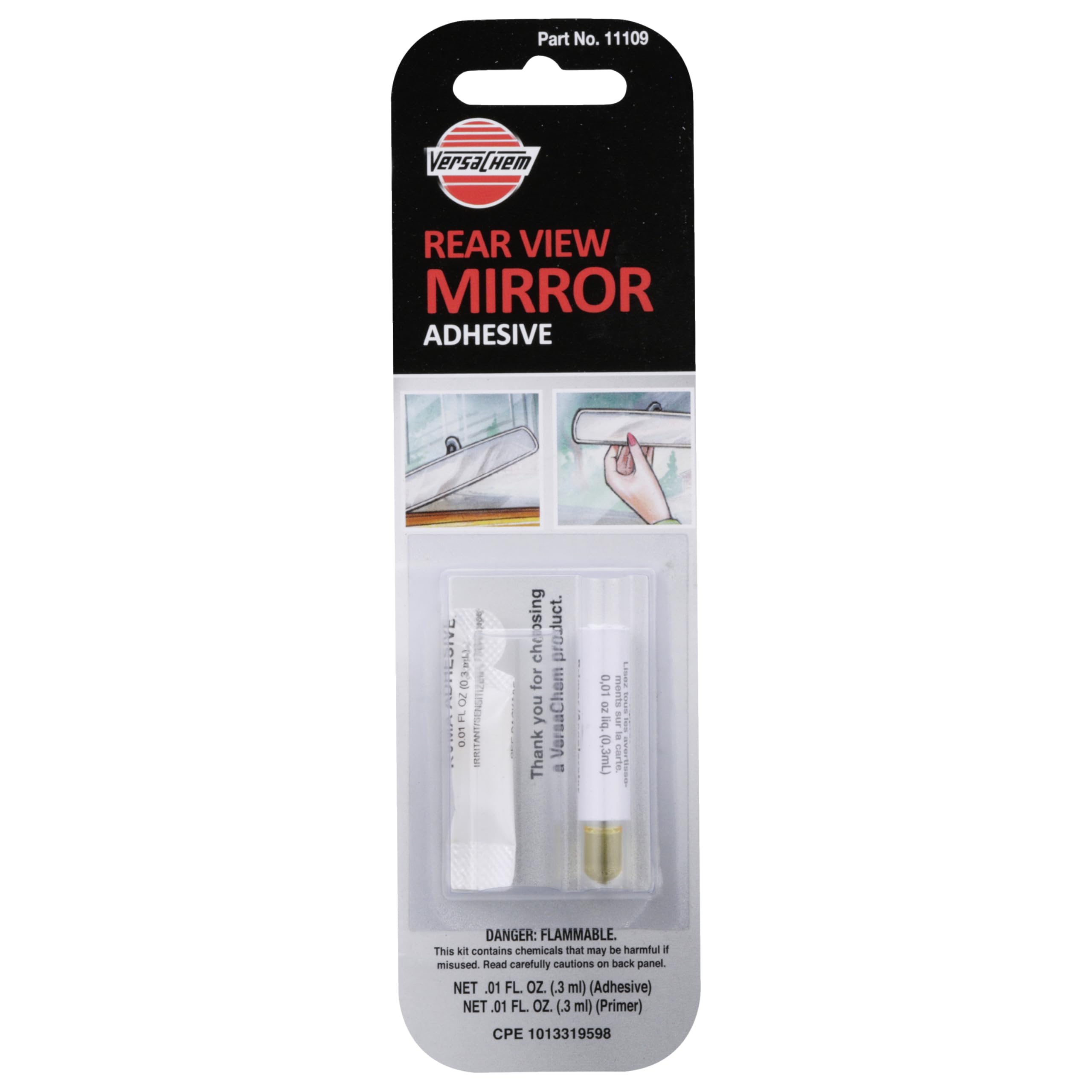 11109 Rear View Mirror Adhesive