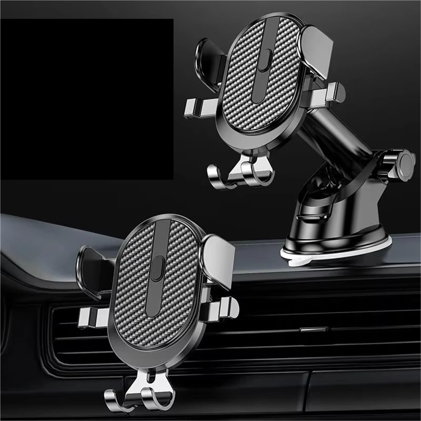 Soporte Universal Teléfono Móvil Multifuncional Universal Salpicadero Navegación GPS Ventilación Aire Soporte Ventosa Soporte Móvil Coche(Air Vent and Sucker)