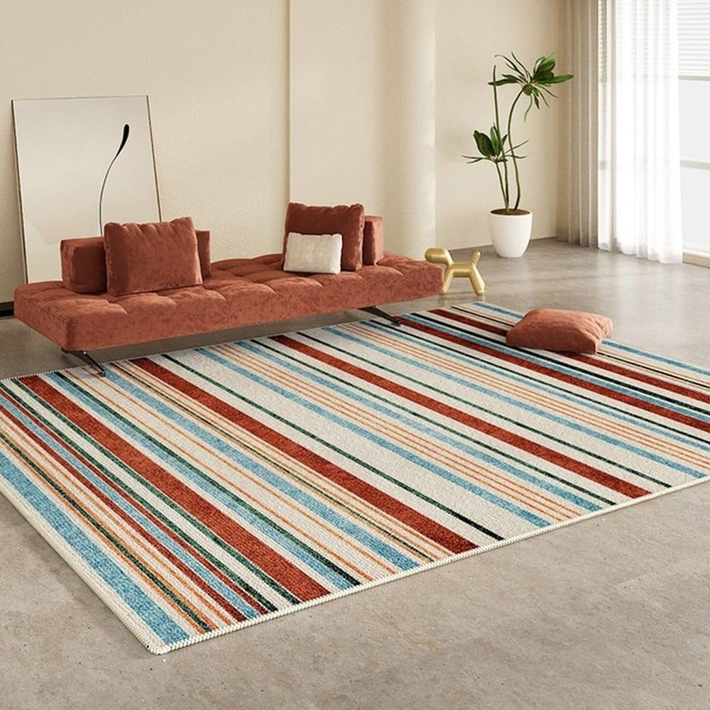 Tapis de salon rétro américain pour réchauffer une chambre SY358