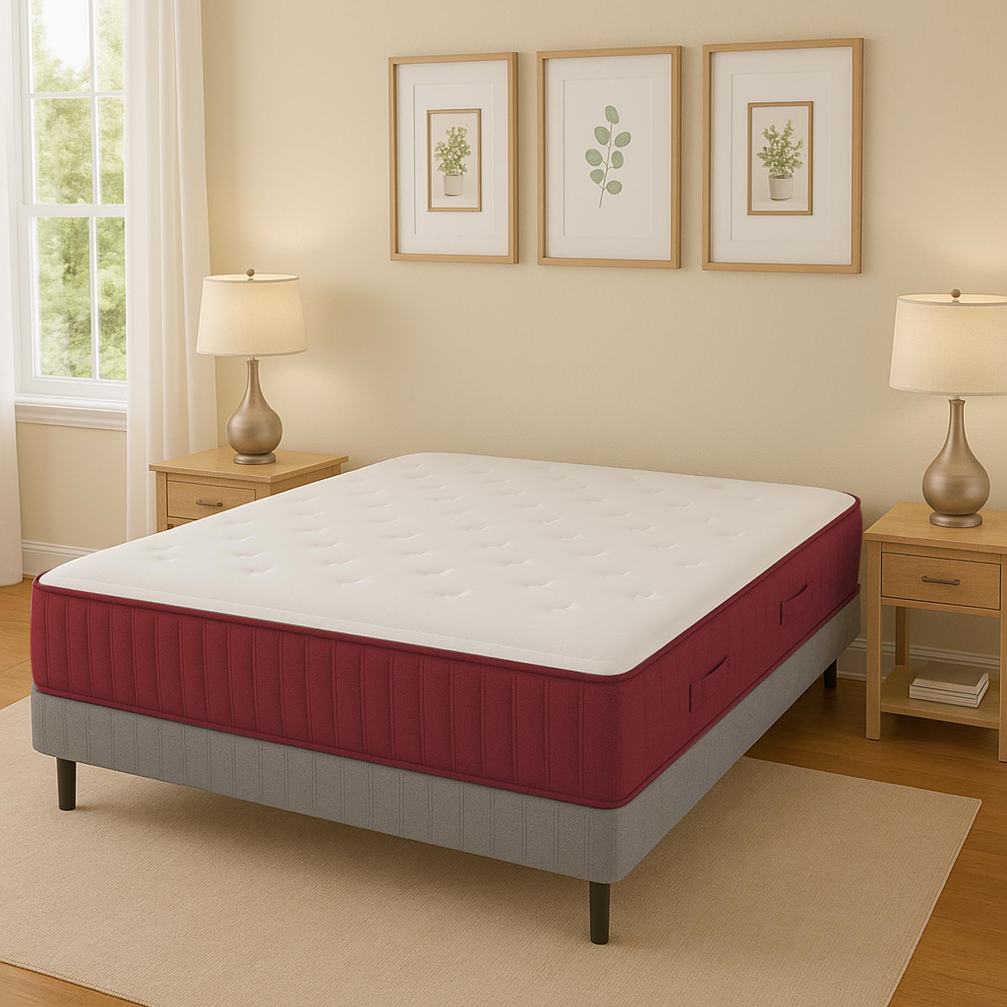 Baldiflex Emporio Materac Fuego 140 x 190cm Waterfoam i Memory H 21 cm Powłoka Przeciwroztocza