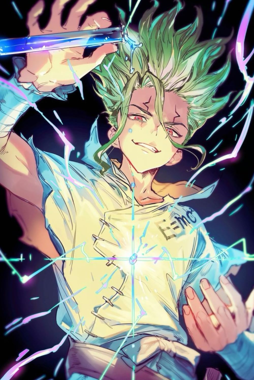 Dr. Stone Notebook: 120 Lined Paper Book for Writing, Perfect Present for Anime Fans, Notebook Diary 6 X 9 Inches