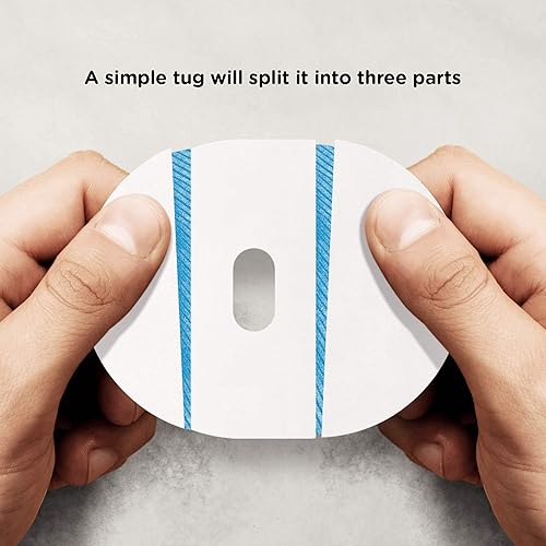 Miniatura 6 de SIMPATCH Guardian, parche adhesivo Enlite (paquete de 25) - Adhesivo impermeable, parches CGM (morado)