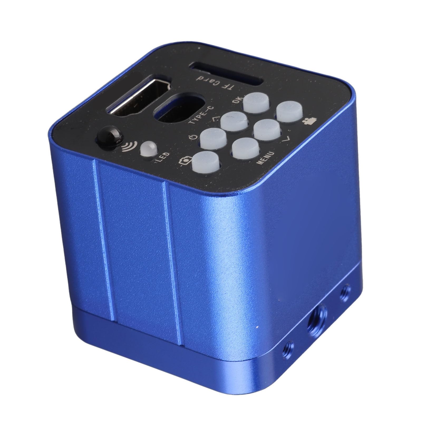 LiebeWH Telecamera Microscopio HD USB 24MP 1080P 30fps Oculare Elettronico con Software di Misurazione per XP 7 8 10 Telescopio (Spina europea)