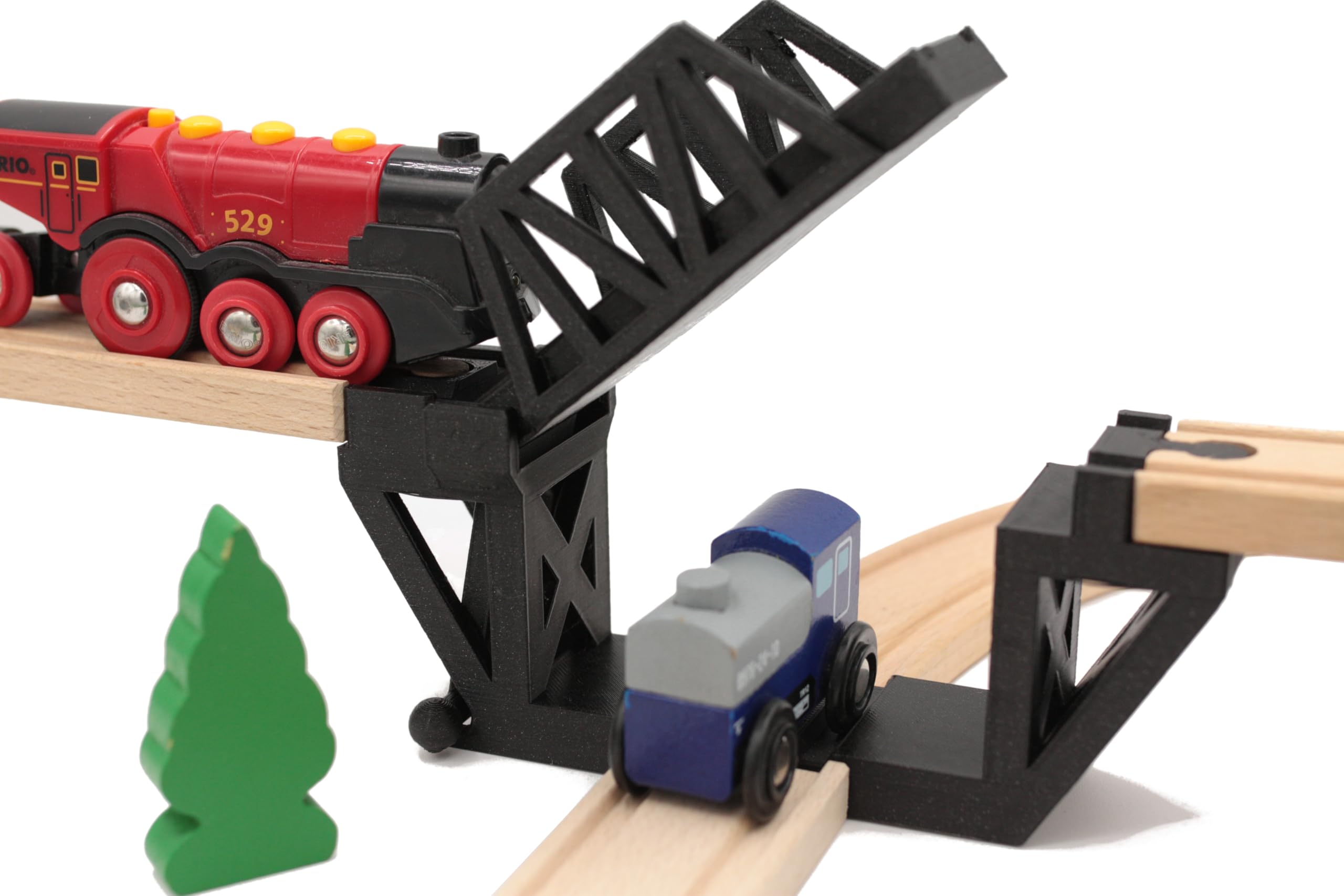Brio Compatible Wooden Railway Bridge