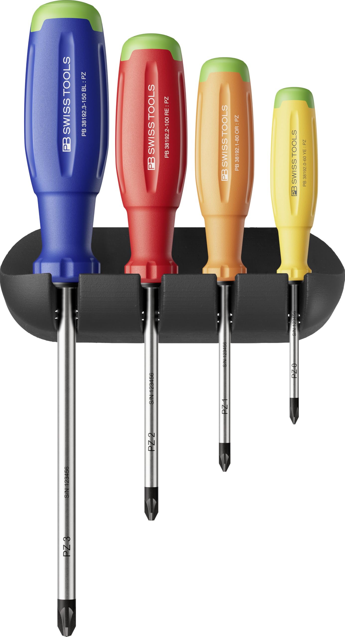 PB Swiss Tools SwissGrip Evo Pozidriv Schraubenzieher Set, 38243.H RB CBB