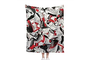 Nike Shoe Blanket: Snuggle in Sports-Themed Comfort