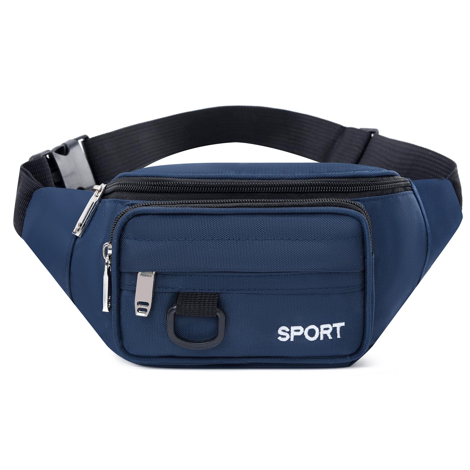 Bumbags for Ladies Bum Bag Fanny Waist Pack Dog Walking Bags Bumbag for Women Men Adjustable Belt for Outdoors (Blue)