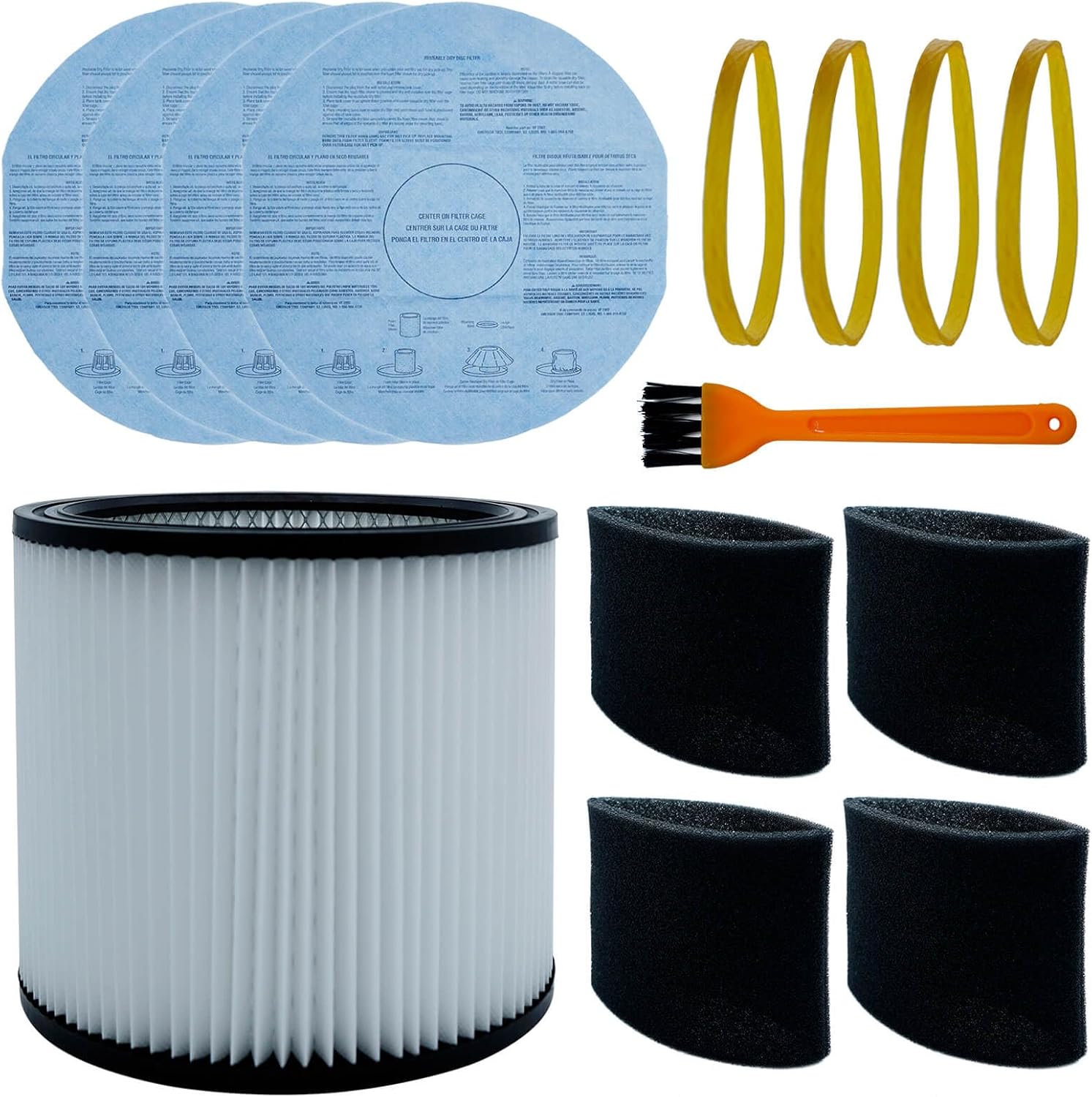 Baifeier 14 PCS Replacement Filter compatible with shop vac filter