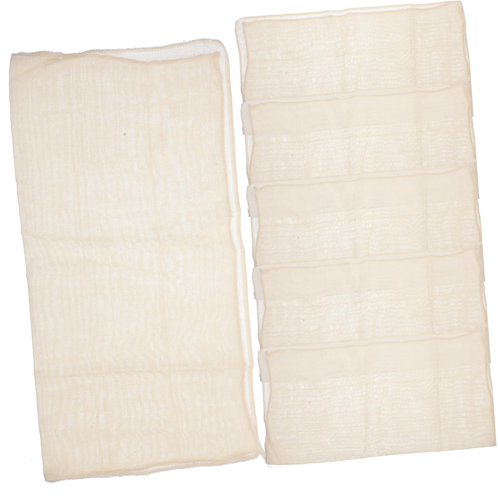 CIYODO 12pcs Tofu Straining Cloth Reusable Cheesecloth for Cooking Straining for Nut Sauces Soups and Basting Unbleached Kitchen Essential