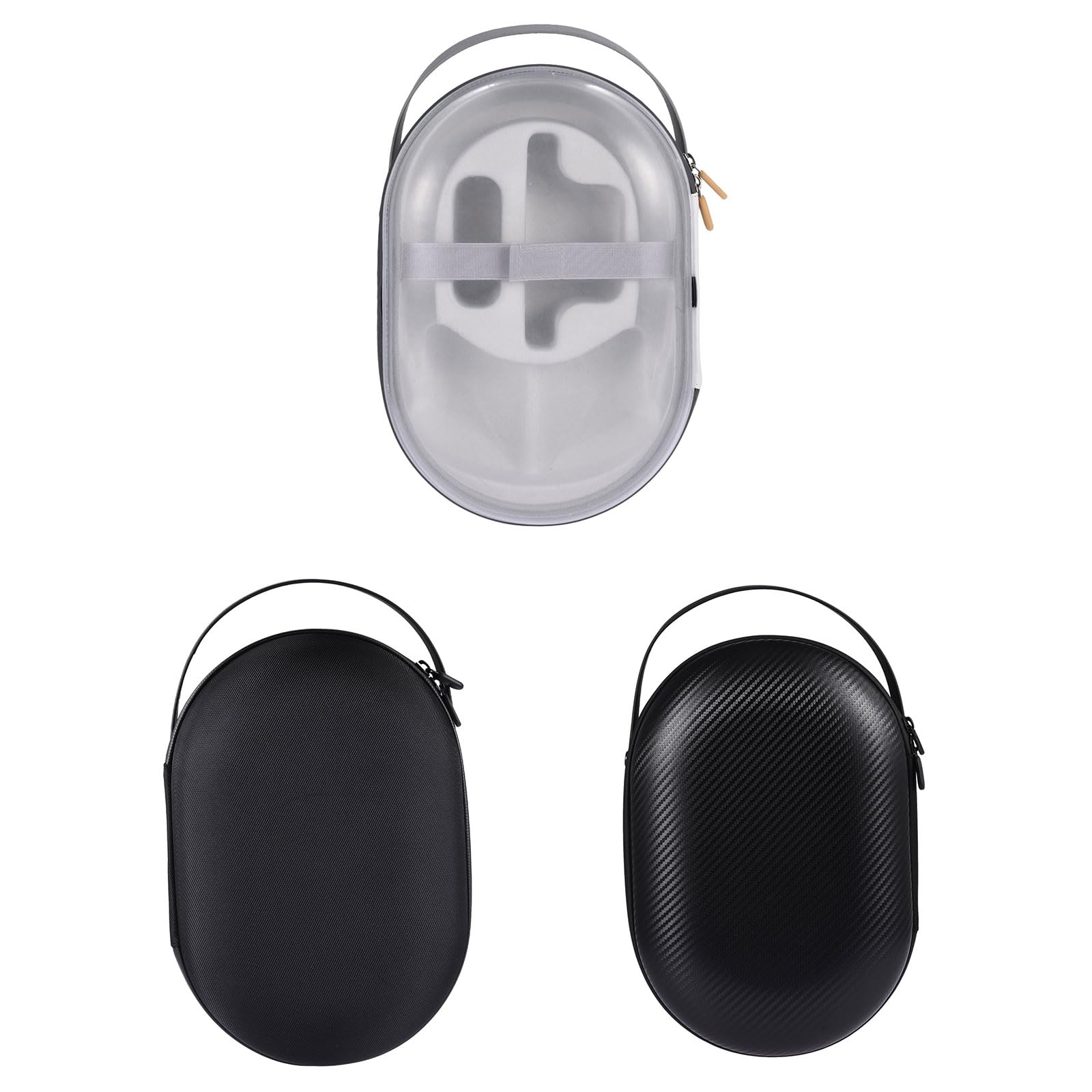 Custodia da viaggio in EVA per MR All in Casco di realtà virtuale Borsa rigida con tracolla Scatola di Immagazzinaggio per MR Caso, Tessuto nero.