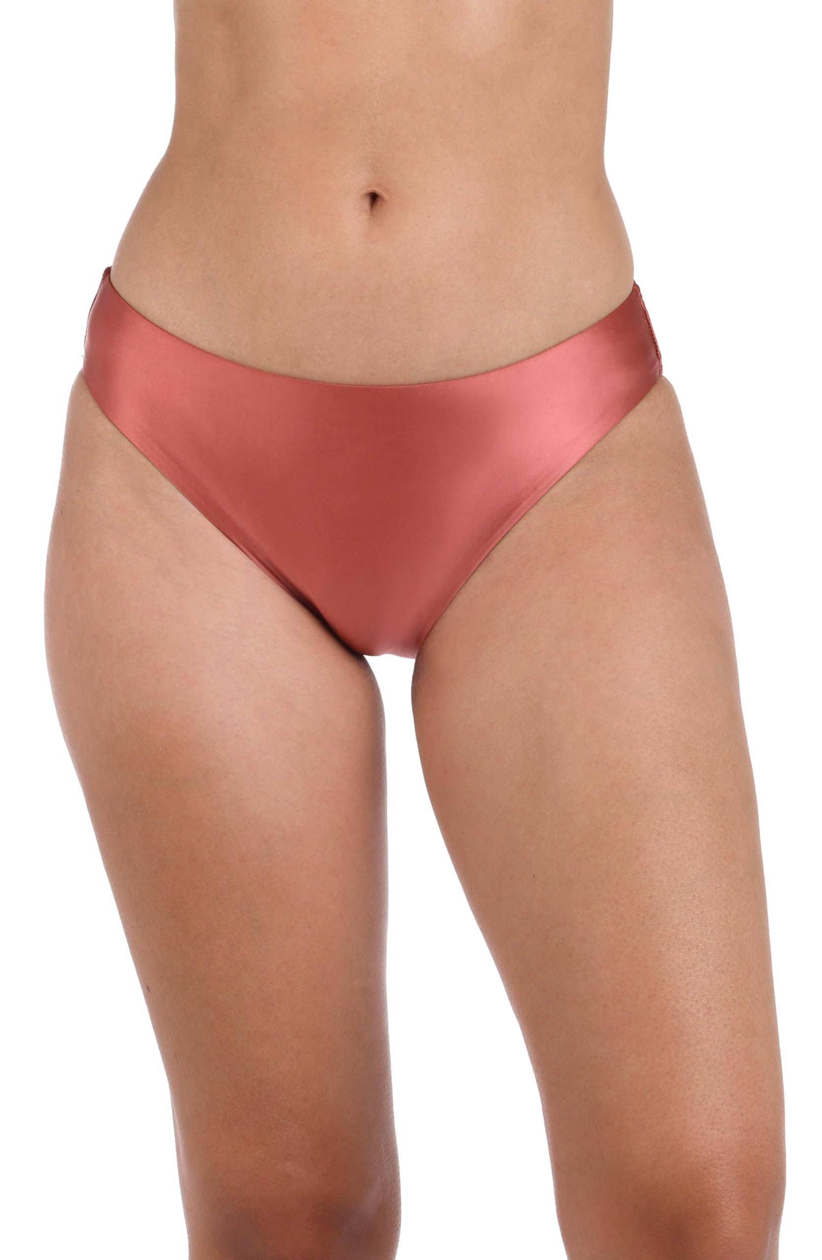 Bas de maillot de bain hipster terre de sienne taille 16 slip de plage confortable - 5