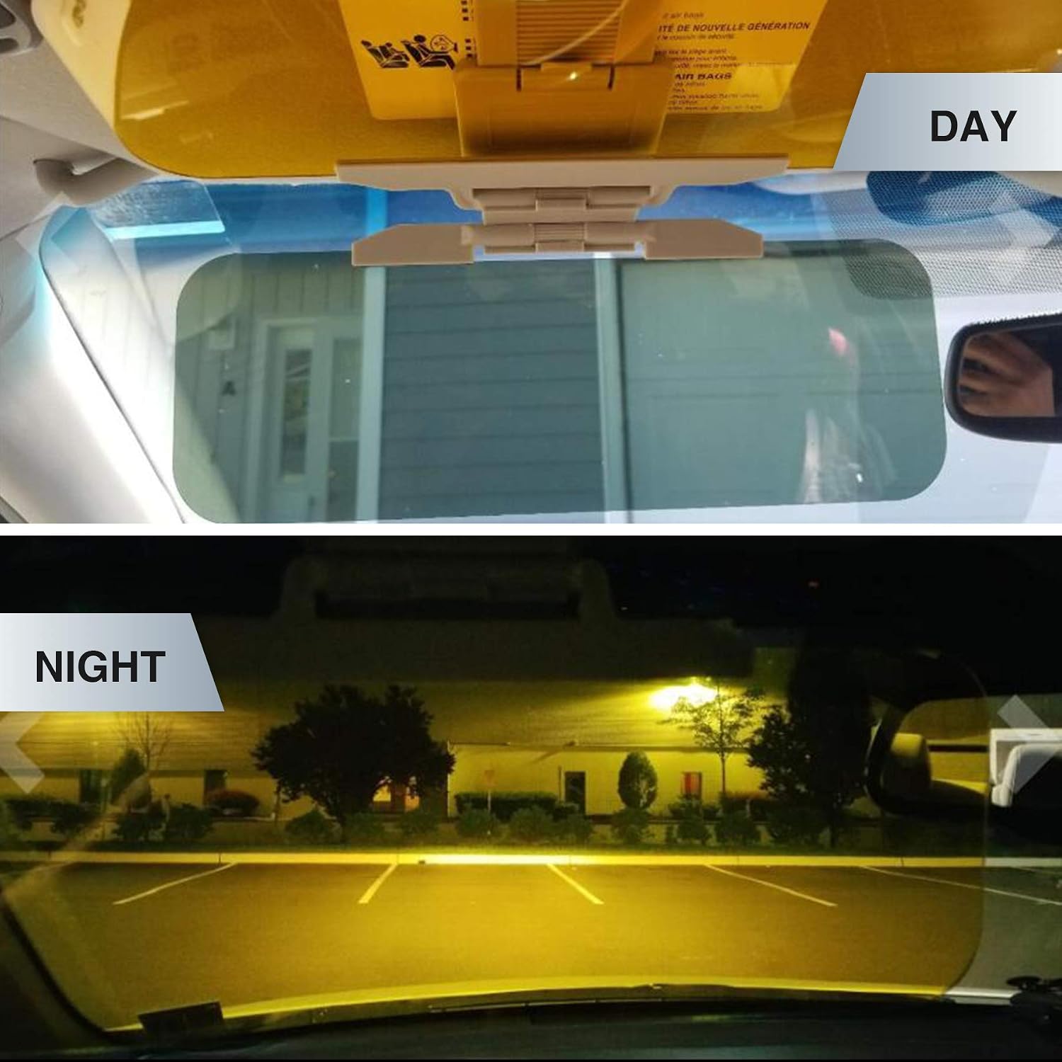 Orion Motor Tech Driver Side Gray Sun Visor Compatible with Toyota Camry 2007 2008 2009 2010 2011 Without Sunroof