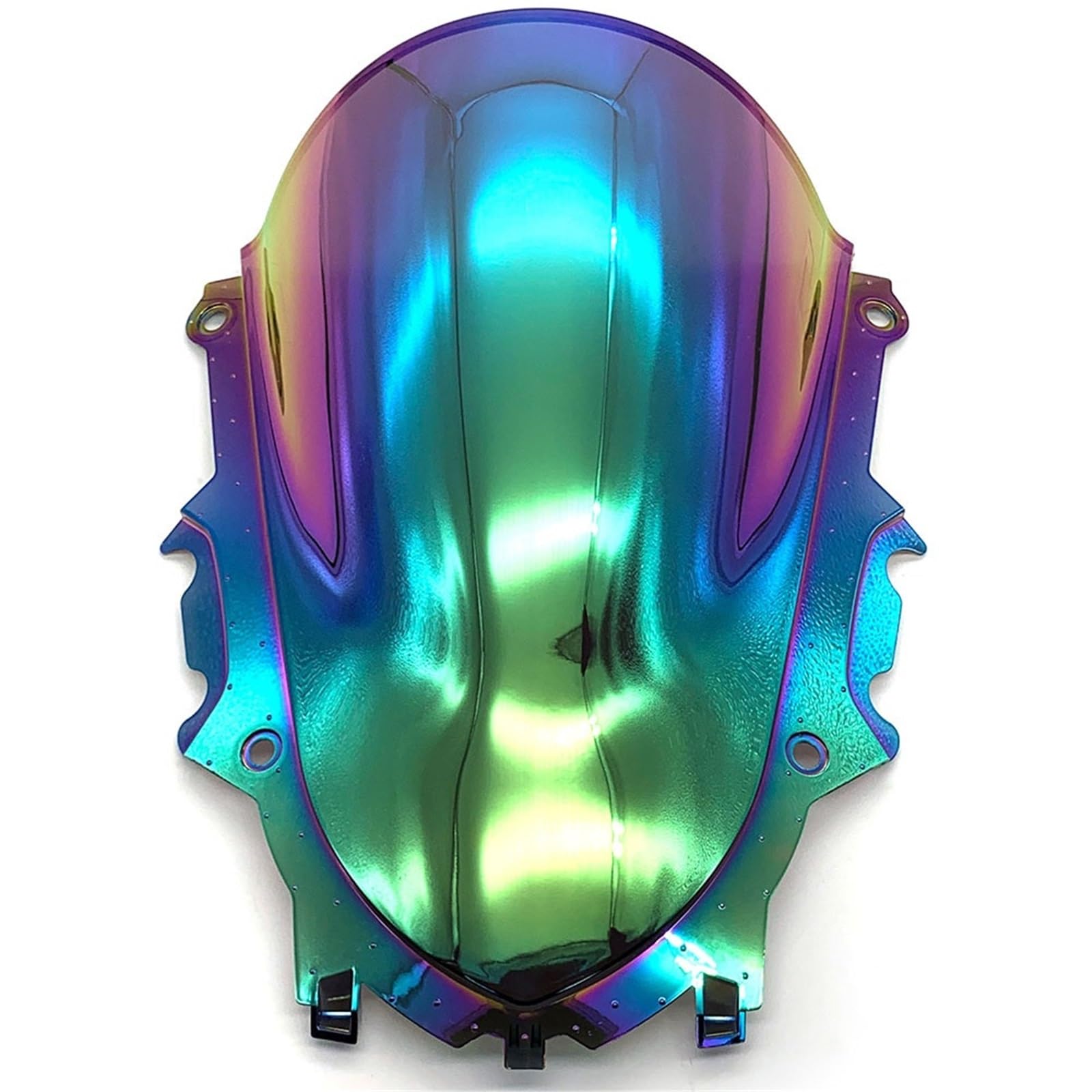 EGUIAS Windscreen Spoiler Motorcycle Sport Racing Double Bubble WindScreen Visor Deflector For YAMAHA YZF-R3 2019-2023 2022 2021 YZF-R25 R3 R25(Rainbow)