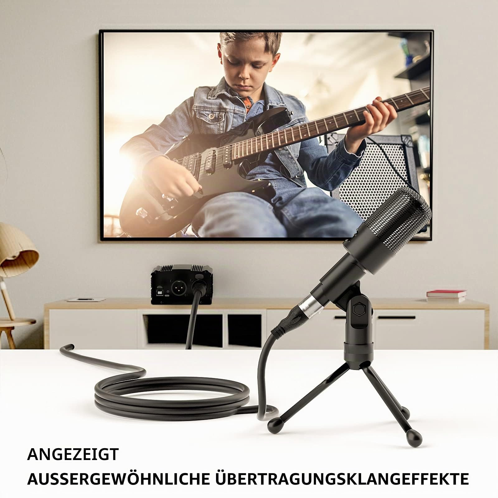 XLR Kabel 1m 10 Farben XLR Mikrofon Splitterkabel Adapter, 3-Pin Stecker auf Buchse Mikrofonkabel für Mikrofon, Verstärker, Mischpult, Lautsprecher
