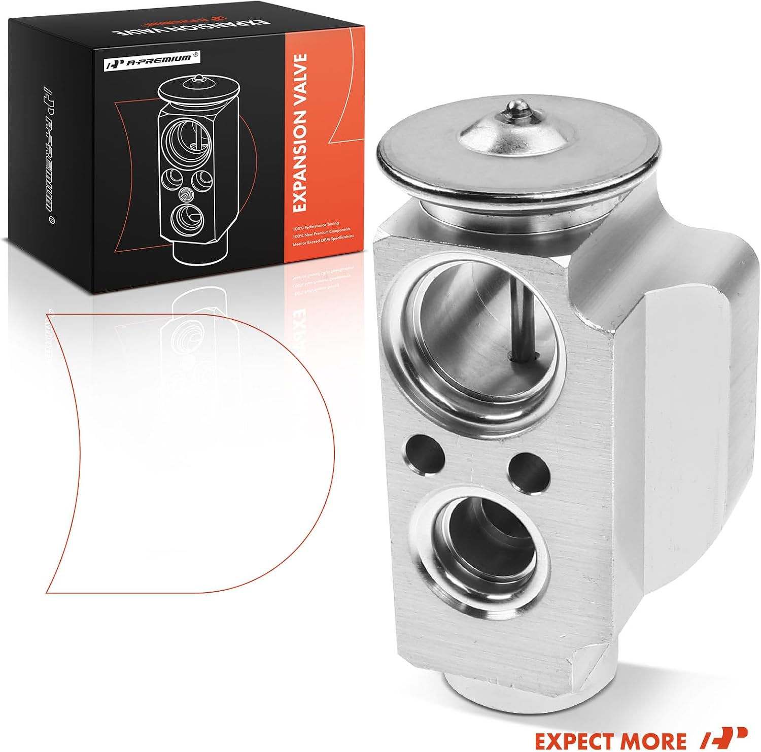 A-Premium Rear AC Expansion Valve Compatible with Volkswagen Touareg 2004-2017 & Audi Q7 2007-2015, Sport Utility