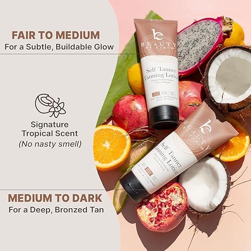 Miniatura 6 de Kit de autobronceador de loción bronceadora, fabricado en Estados Unidos con ingredientes orgánicos y naturales, loción autobronceadora y kit de