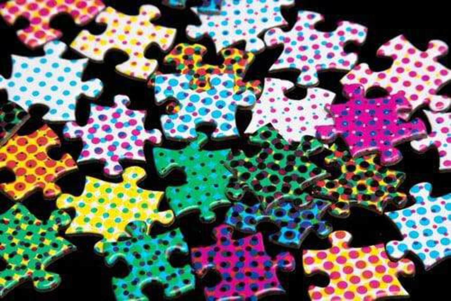 1000 Halftone Colors Puzzle