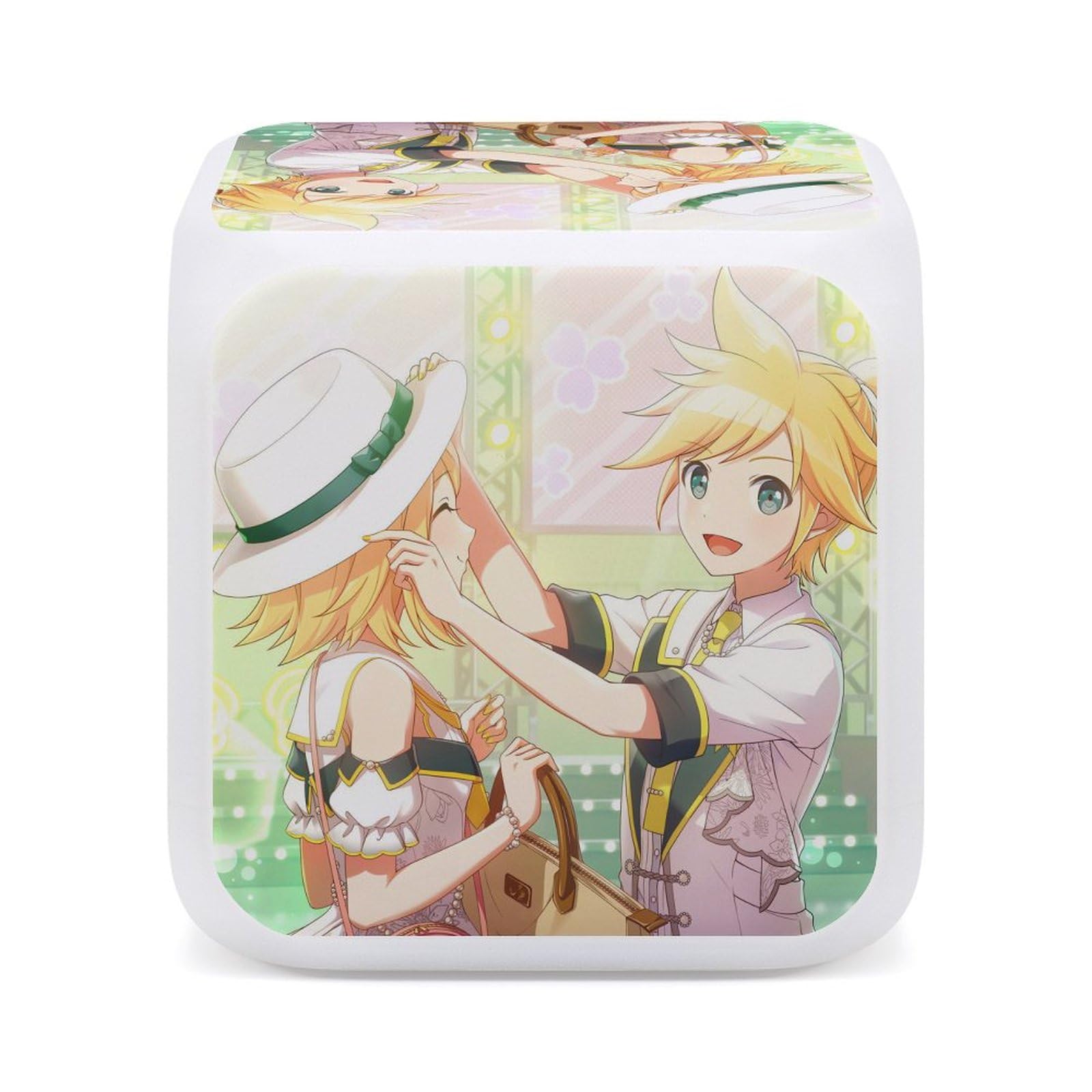 Amazon.co.jp: 鏡音レン 鏡音リン 目覚まし時計 キャラクター 置き時計 