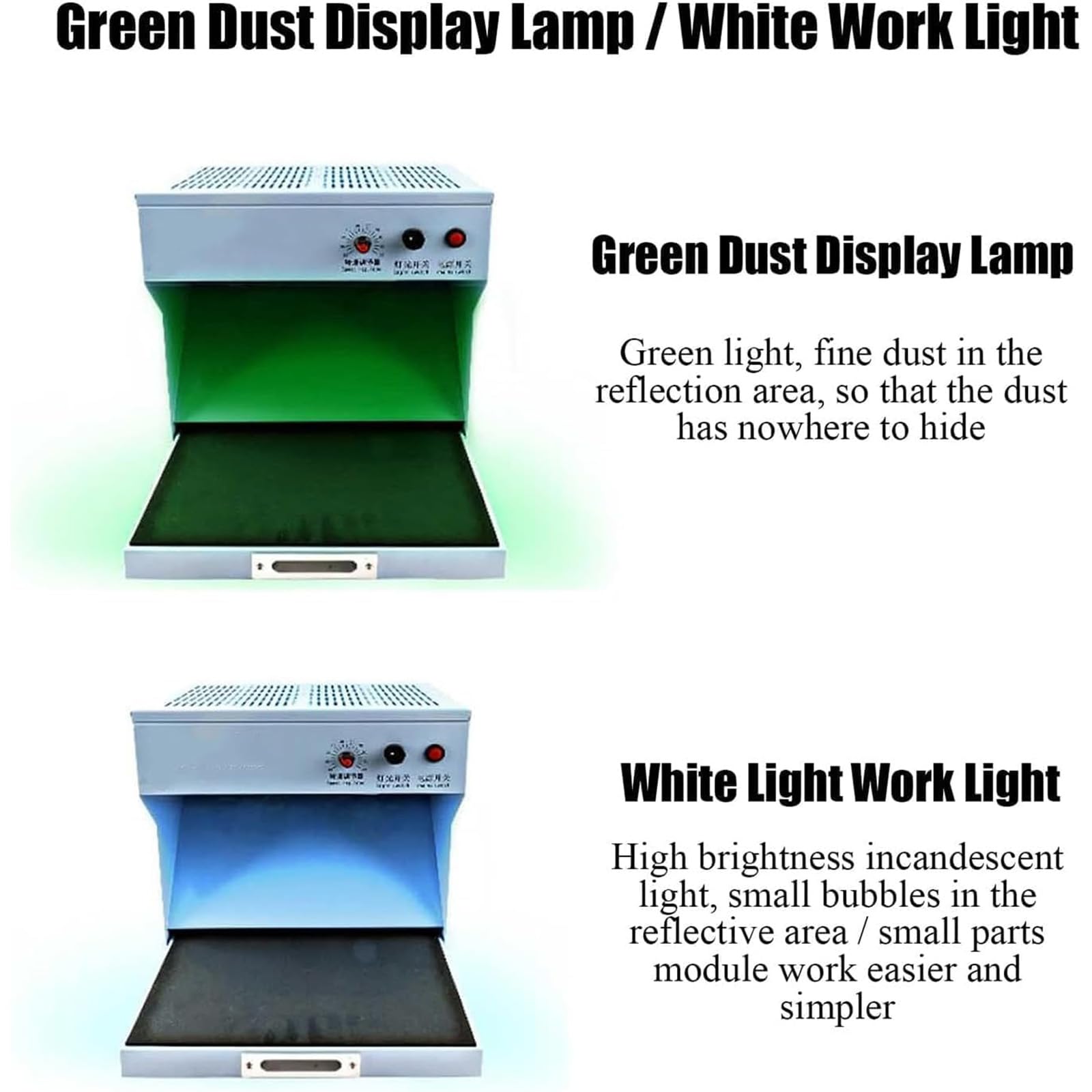 Cabina De Flujo Laminar Vertical, Mesa Trabajo con, Mini Sala Limpia, Portátil, para Reparación Pantallas LCD Teléfonos Móviles