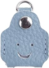 Leather Key Caps - Smiling Face Shaped Key Sleeve Decorative Key Protector for Keys | Soft Touch Key Organization, Daily Carrying Protection for Women