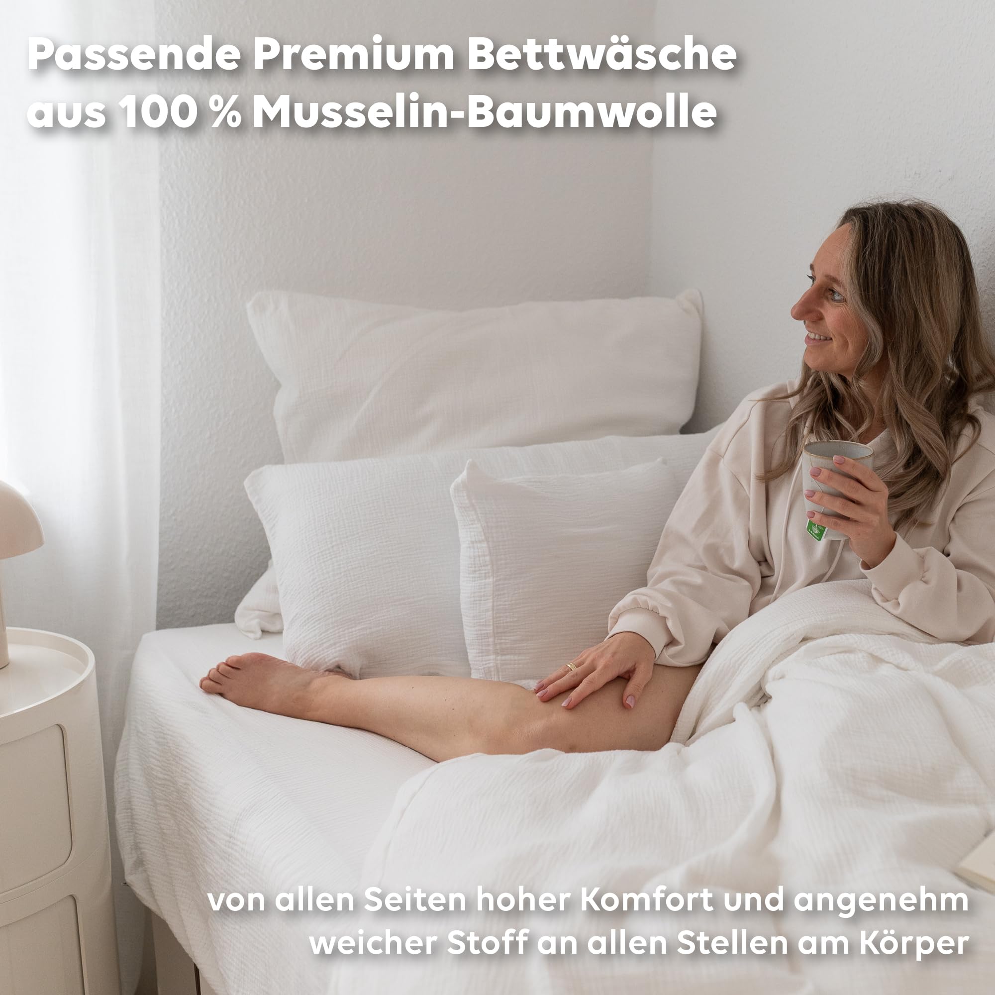 Musselin Spannbettlaken [12 Farben, 90x200 bis 180x200 cm] - Bettlaken Schlafzimmer aus 100% Musselin-Baumwolle - hautfreundlich, atmungsaktiv & weich - Spannbetttuch für Einzel- und Doppelbett