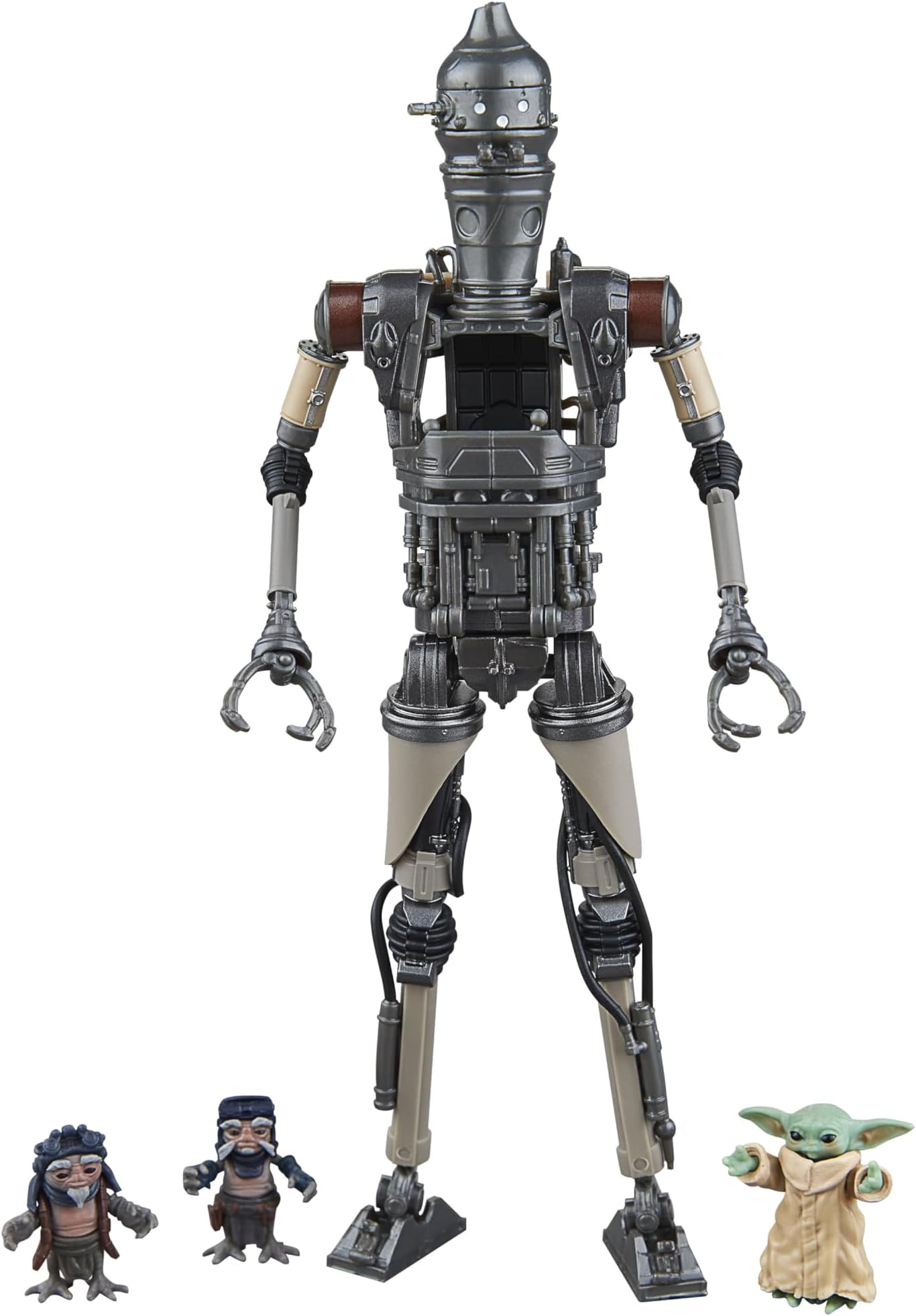 Star Wars The Black Series IG-12 & Grogu, The Mandalorian Deluxe Collectible 6 Inch Action Figure 2-Pack