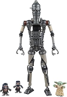 ハズブロ(HASBRO)スター・ウォーズ STAR WARS ブラックシリーズ IG-12 &グローグー、スター・ウォーズ:マンダロリアン コレクション用 15 cm アクションフィギュア 2 体パック G0074 正規品