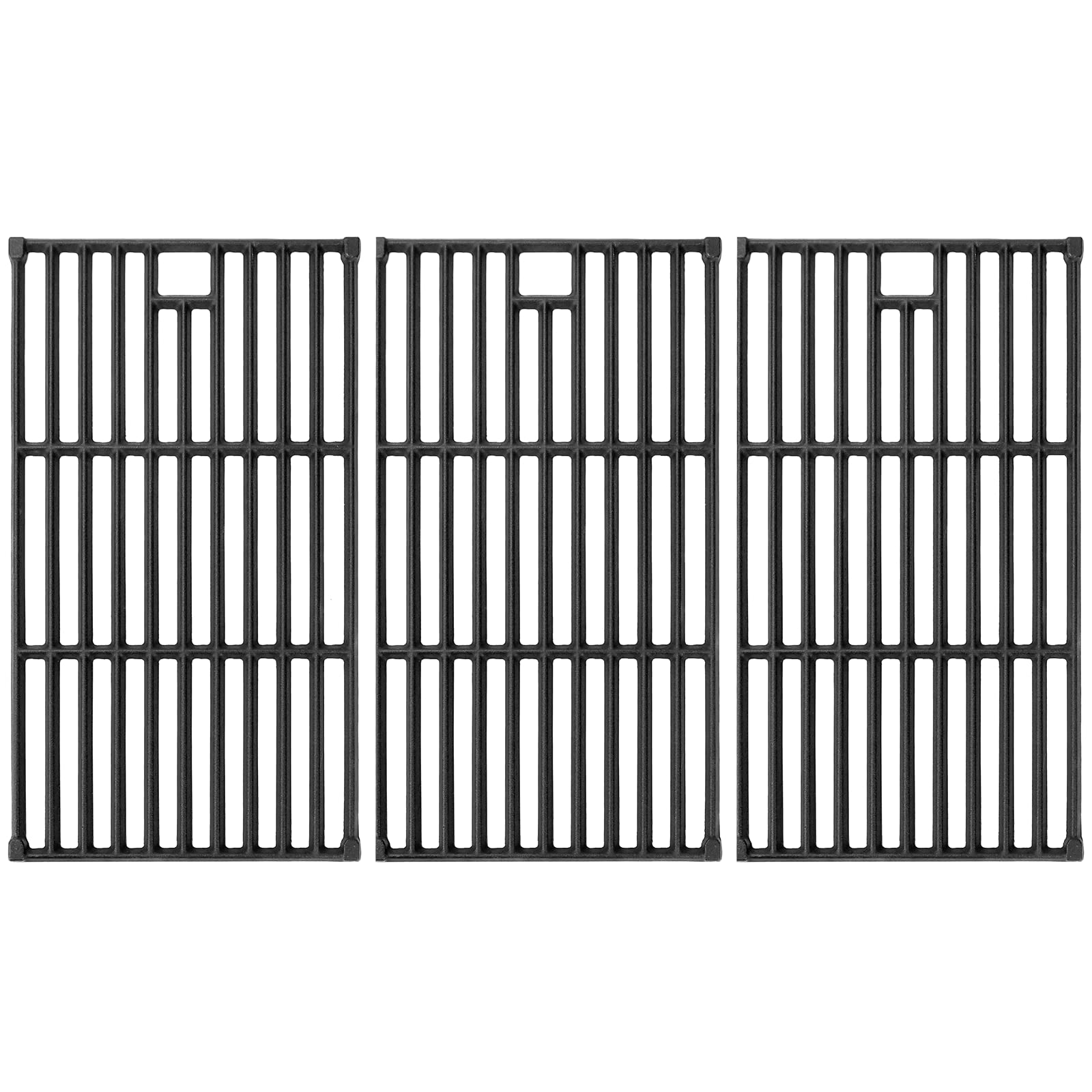Hisencn Cooking Grates for Monument Grills 24367 35633 17842, Cast Iron Grates for Dyna Glo DGE530SSP DGE530SSP-D BGE530PSP DGF530SRP DGE530SSP-1, Replacement Parts for Monument Grills, 3 Pack