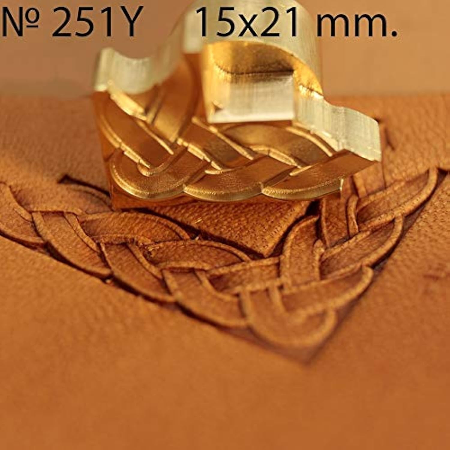 DandS ltd Leather Working Tools Leaves Carving Punches Stamp Craft Saddle Brass #251Y